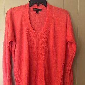 Coral Banana Republic sweater